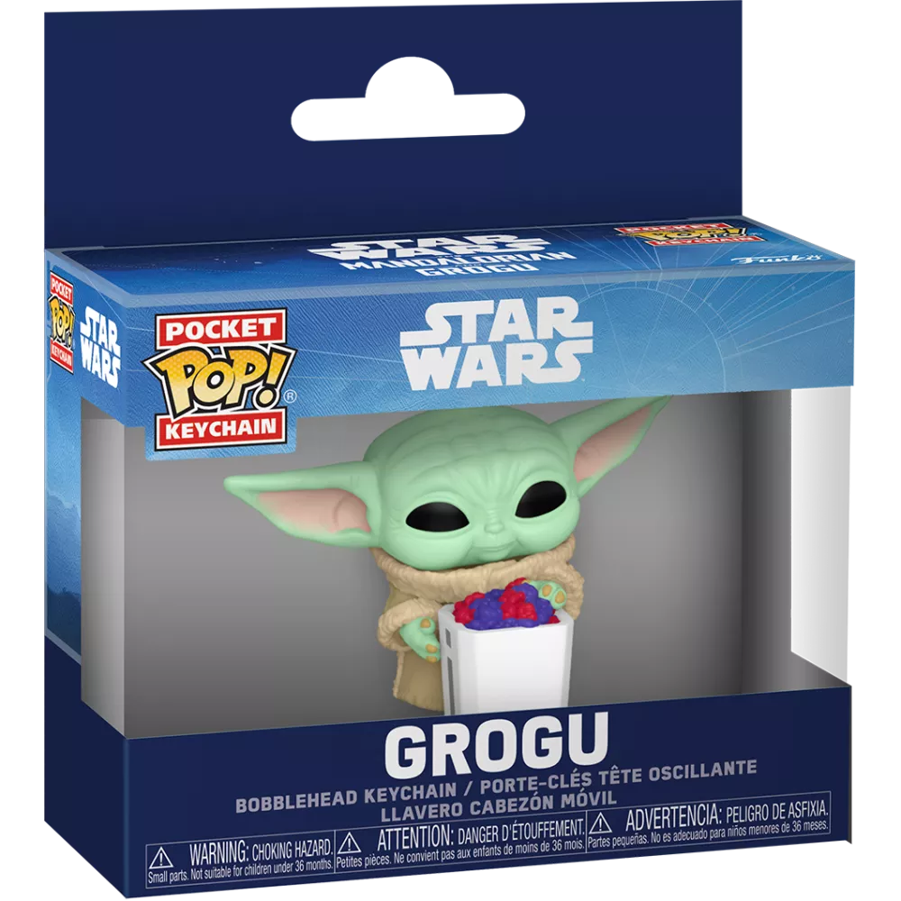 Funko Pop! Grogu Pocket Pop! Keychain with Snack Star Wars